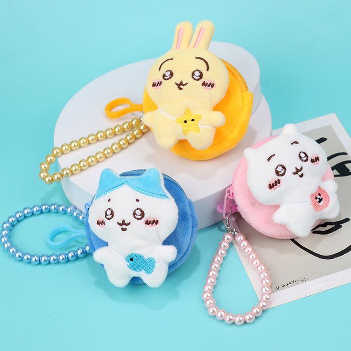 Wholesale Trendy Plush Bear Coin Purse Bag Charm Street Style Fashion Accessory Gift