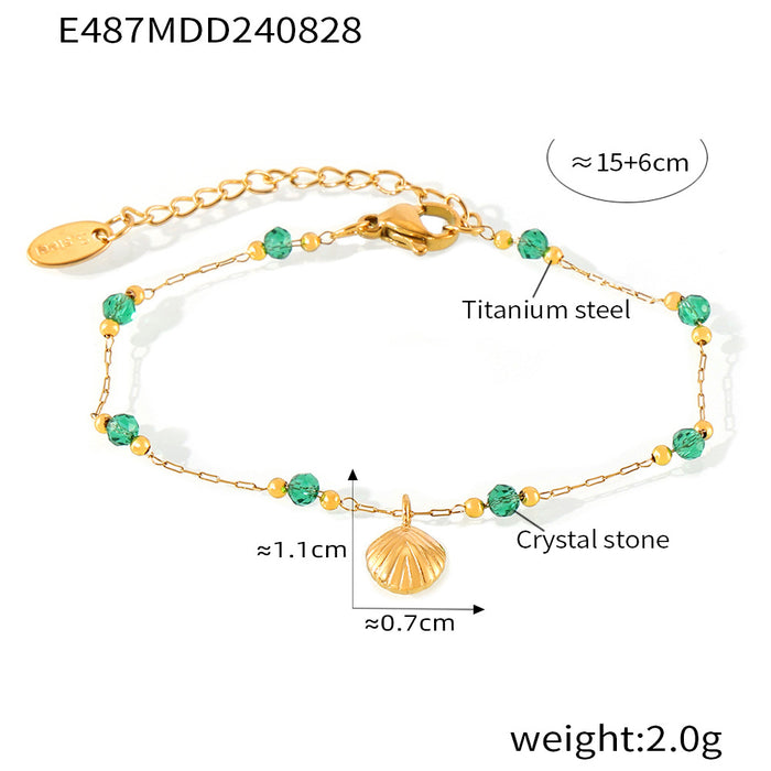 Wholesale Versatile trendy pendant necklace made of stainless steel with gold plating
