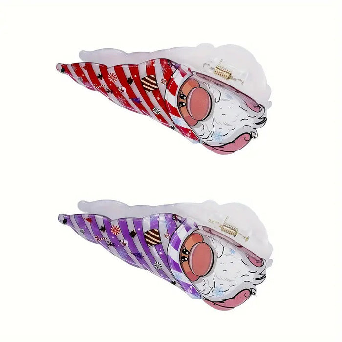 Wholesale Acrylic  Clamp Ice Cream Shape Horstail Clip Cute Hair Shark Clip Cartoon Hairpin