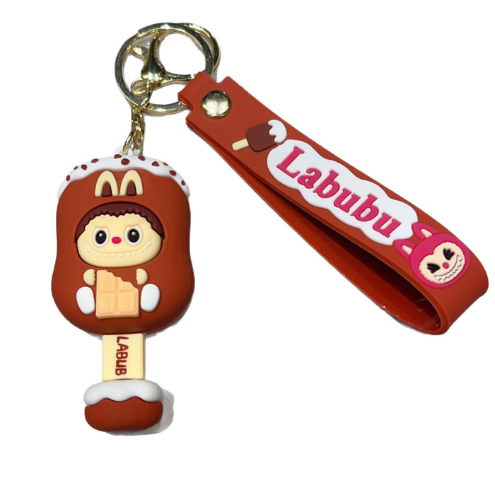 Wholesale Ice cream doll keychain,  bucktooth doll,  school bag pendant,  car keychain,  gift accessory