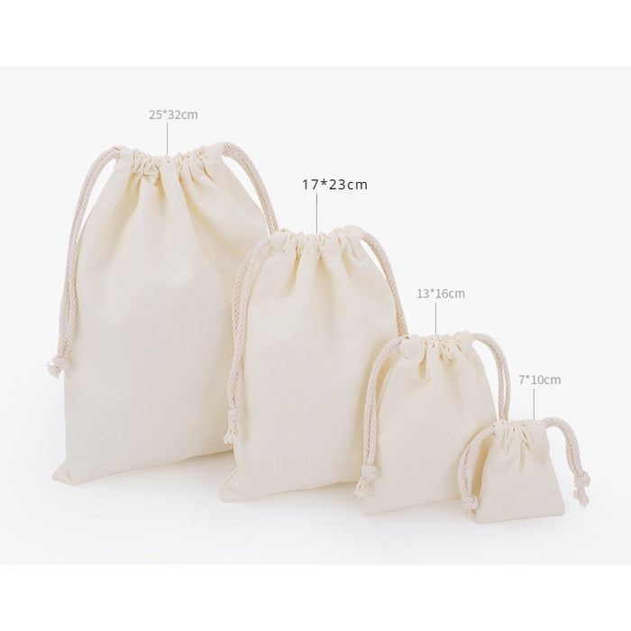 Wholesale Cartoon Canvas Drawstring Storage Bag Handbags