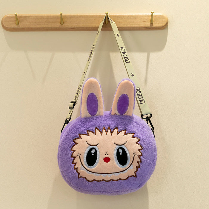 Wholesale Large Capacity Cartoon Plush Velvet Shoulder Bag