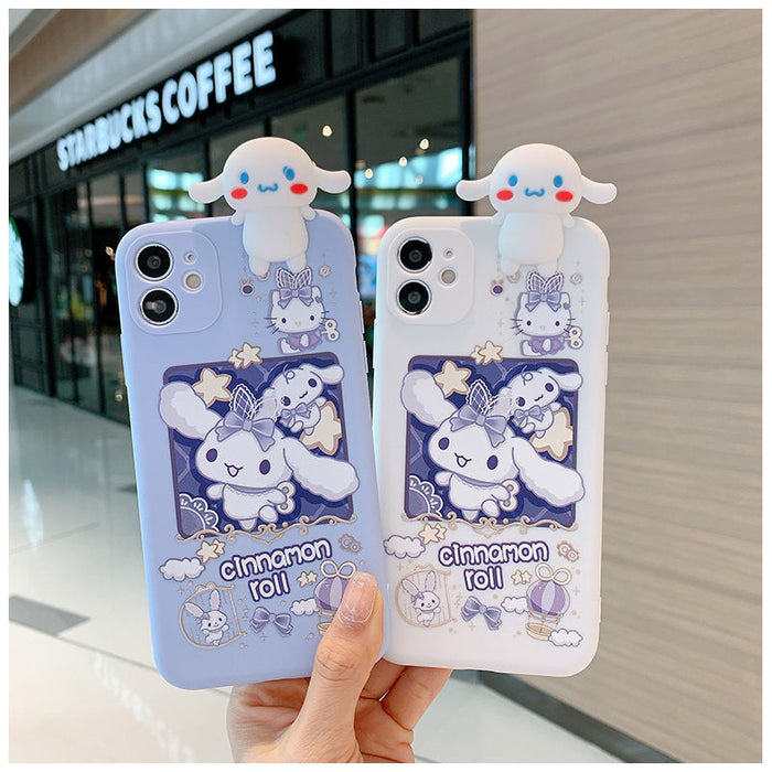 Wholesale Three-dimensional Silicone Cartoon Mobile Phone Case (S) JDC-PC-Longt004