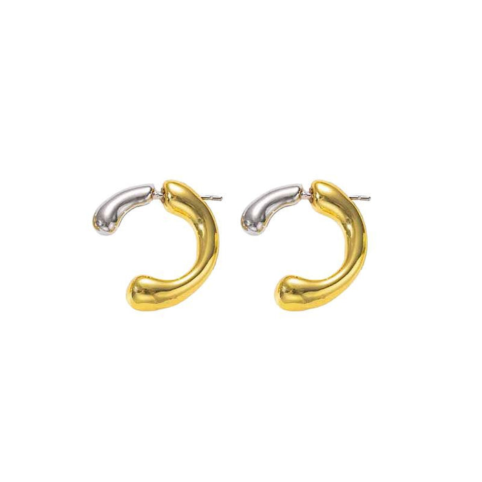 Wholesale ing C-shaped Earrings Pigment Ring Ear Buckle