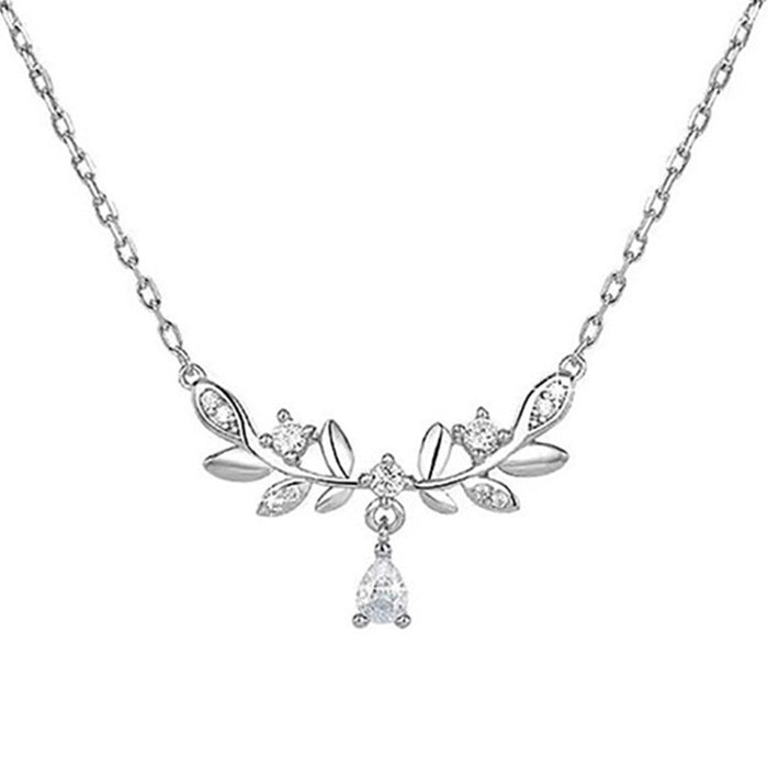 Wholesale Wheat Ear Necklace Women's Wheat Ear Clavicle Chain for Girlfriend