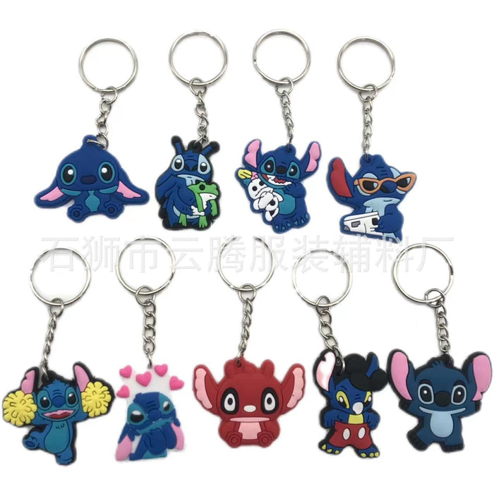 Wholesale 10pcs Keychain ornaments PVC Sun Man key pendant schoolbag decoration