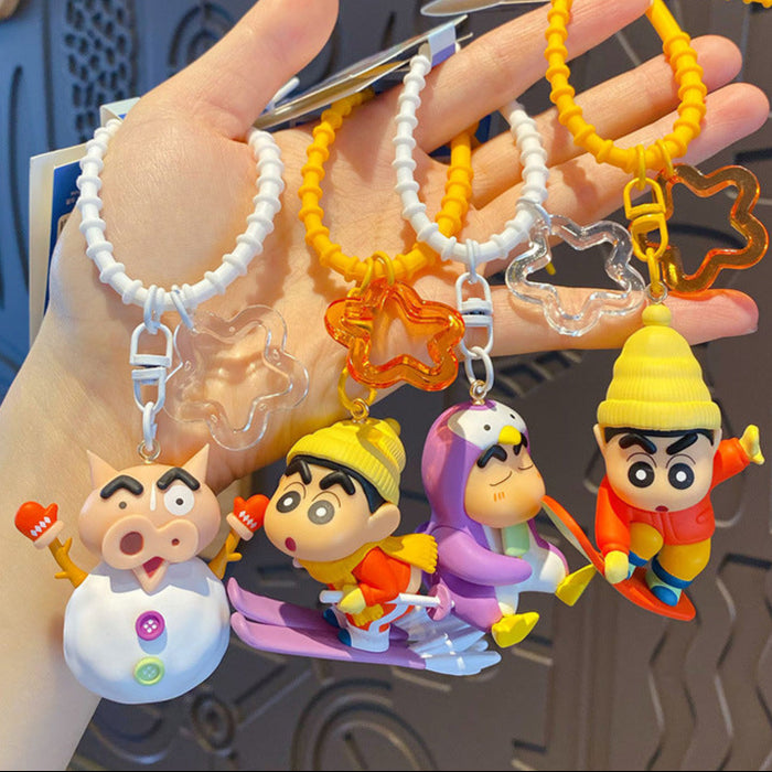Wholesale Cartoon Ice and Snow Series Keychain Couple Schoolbag Car Pendant Key Chain