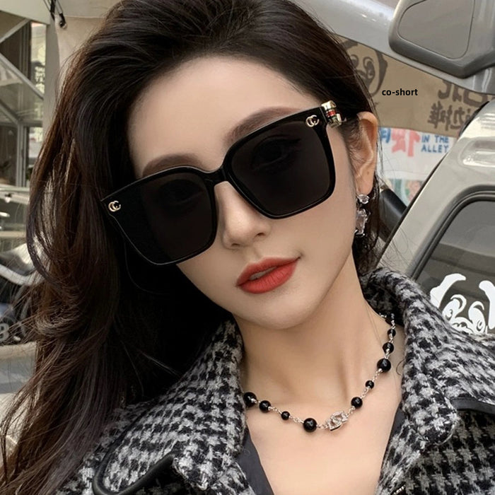Wholesale three-color box sunglasses women's sunglasses