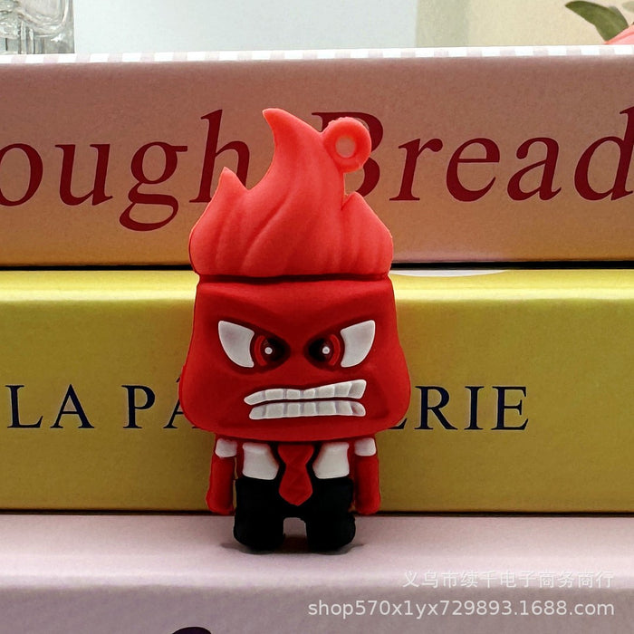 Wholesale Keychain figurine backpack pendant blind box 3D soft rubber small gift