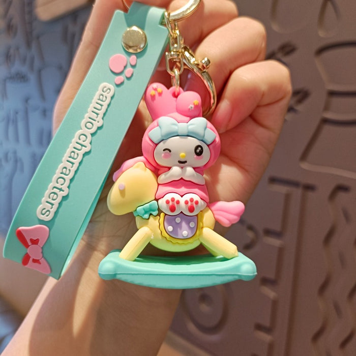 Wholesale Cartoon Doll Silicone Keychain JDC-KC-MingT075