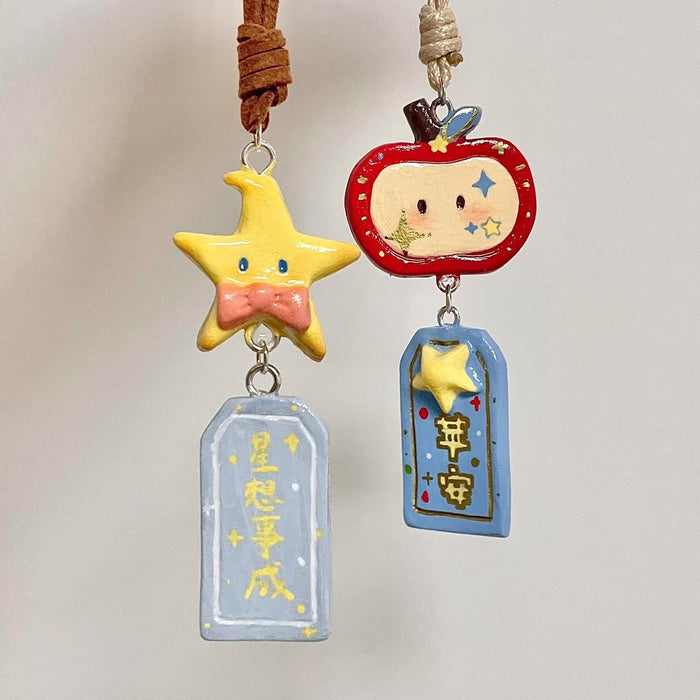 Wholesale Apple Star Personalized Keych30in Bag Pendant Accessory