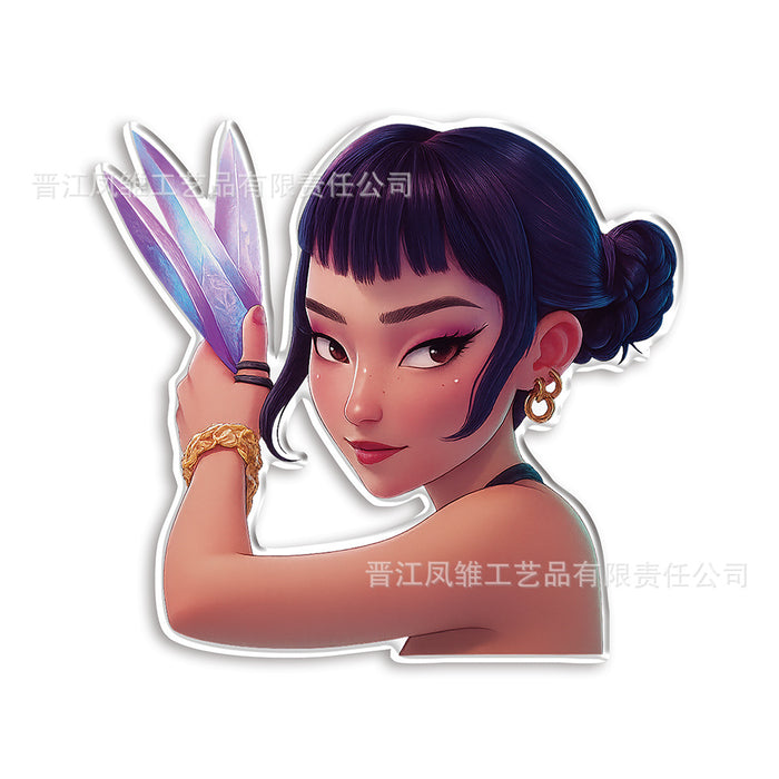 Wholesale 50pcs Acrylic Shoe Buckles Acrylic Beach Shoe Buckles Decorative Accessories