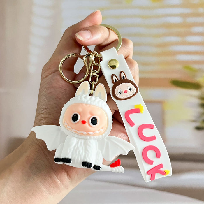 Wholesale  Keychain Little Sheep Cute Cartoon Soft Plastic Sheep Doll Pendant