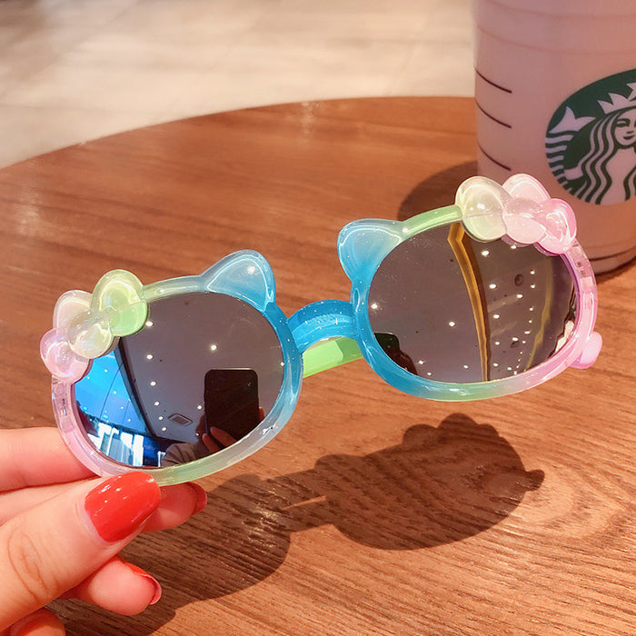Wholesale Children' s sunglasses girls cute cartoon kids sunglasses boys trendy baby sunglasses sun visor