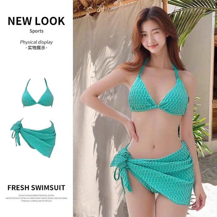 Wholesale Hot spring swimsuit new backless sexy strap style split bikini with high-end feel