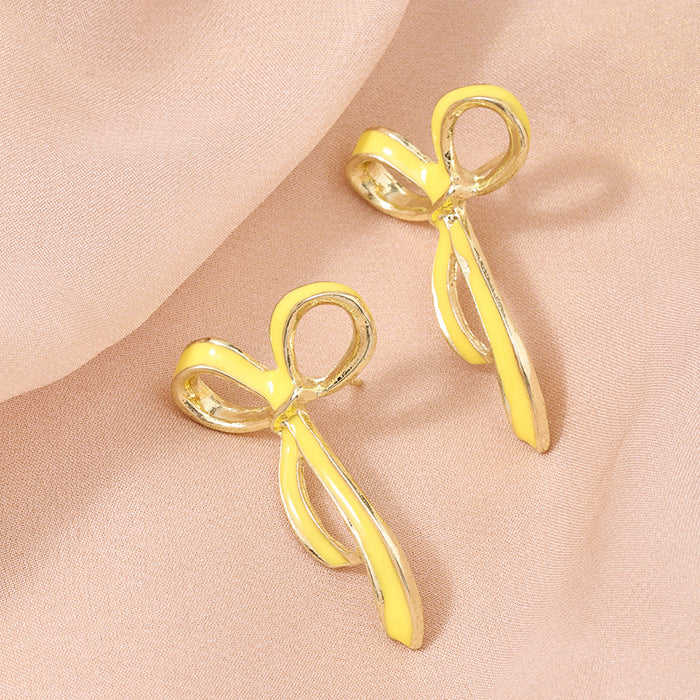 Wholesale Purple Bow Retro French S925 Elegant