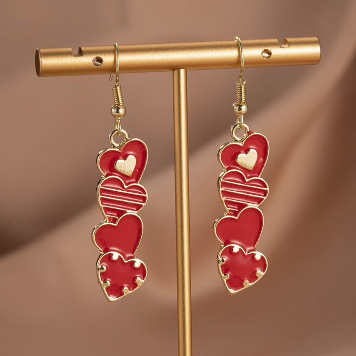 Wholesale Love Alloy Earrings JDC-ES-ShuM001