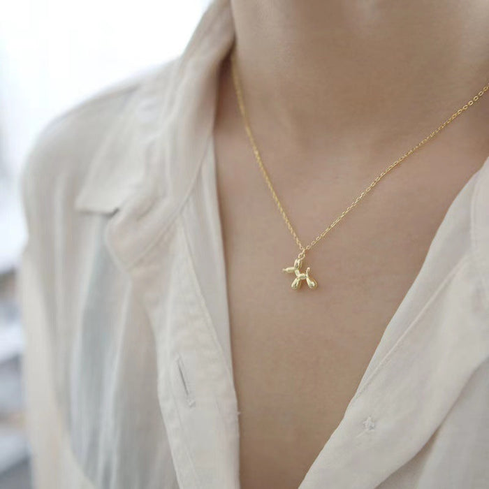 Wholesale Simple, personalized, cute necklace, women's collarbone chain, light luxury, niche design, high-end necklace accessories