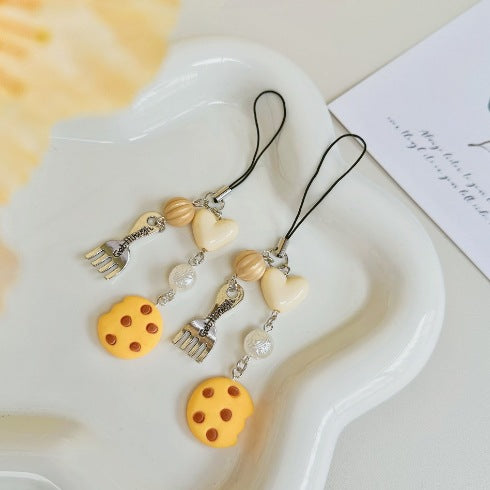 Wholesale Beaded Pendant Cute Girl Heart Mobile Phone Chain Bag Accessories