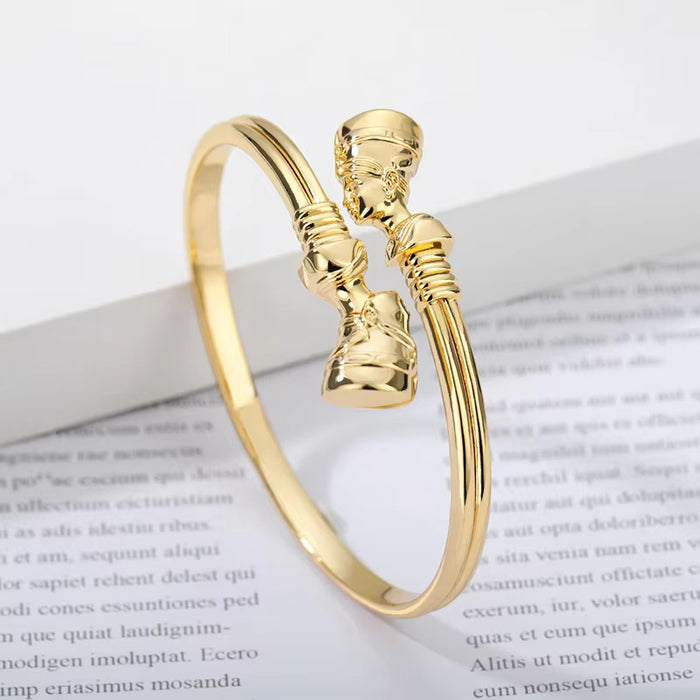 Wholesale hook bracelet gold plated copper bracelet