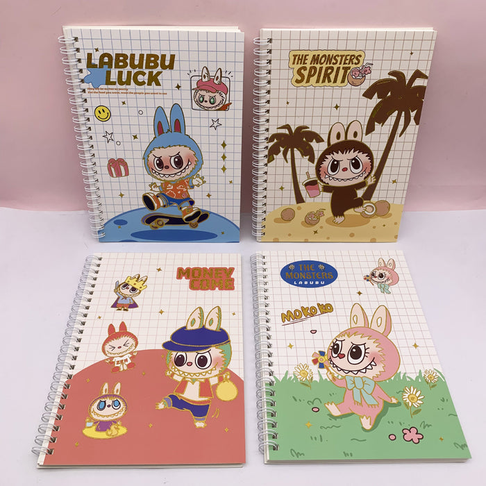 Wholesale Coil Cartoon Portable Planner Diary Notebook