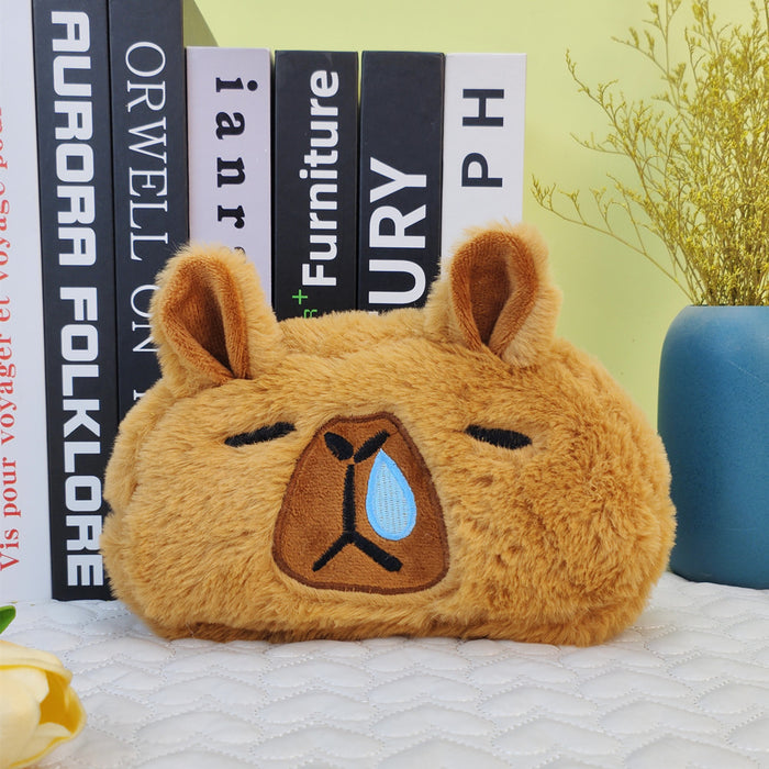 Wholesale Plush Lamb Student Large-Capacity Pencil Case