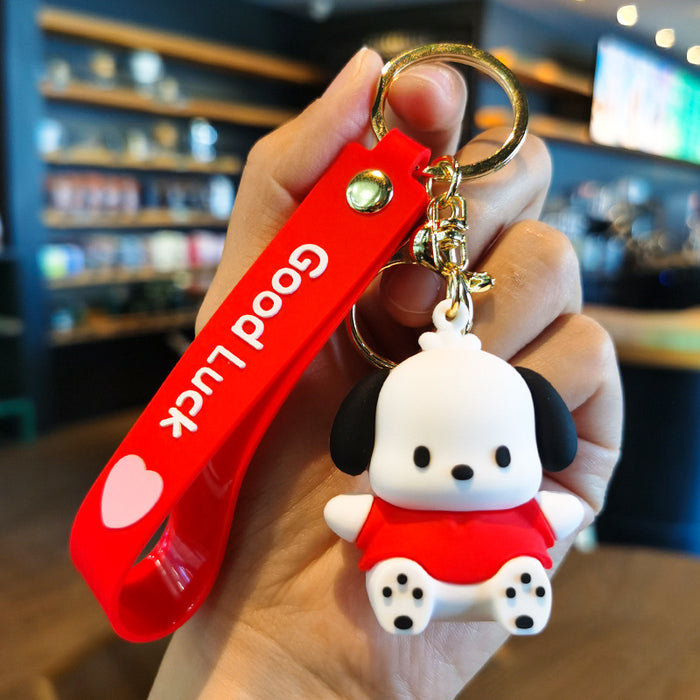 Wholesale Cartoon Doll 3D Rubber Keychain JDC-KC-Tingm066