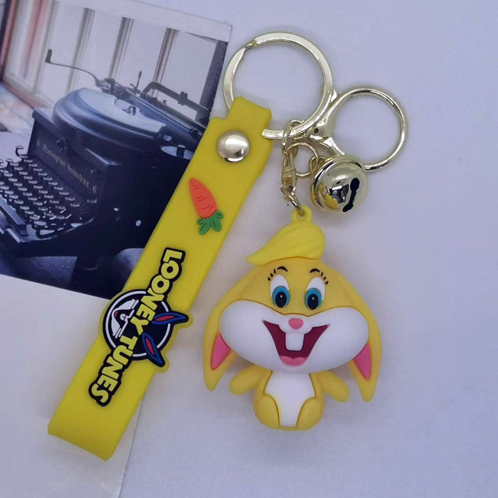 Wholesale Cartoon doll rabbit brother Duck Key Chain pendant bag car key chain accessories gift
