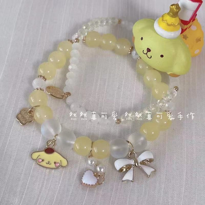 Wholesale Transparent bracelet cute sweet crystal bracelet best friend gift
