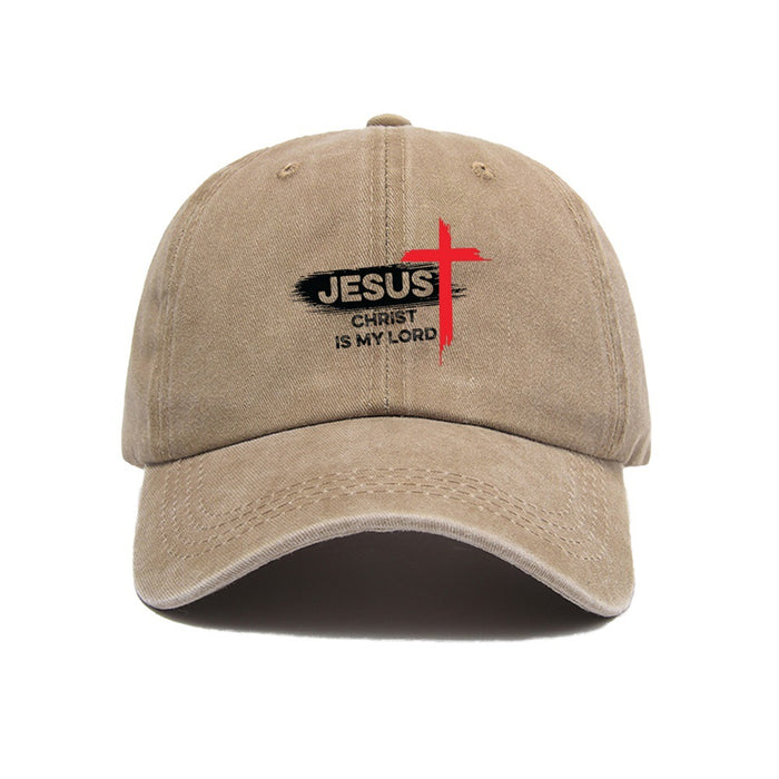 Wholesale New washed vintage letter duckbill cap with soft top and retro baseball cap for sun protection