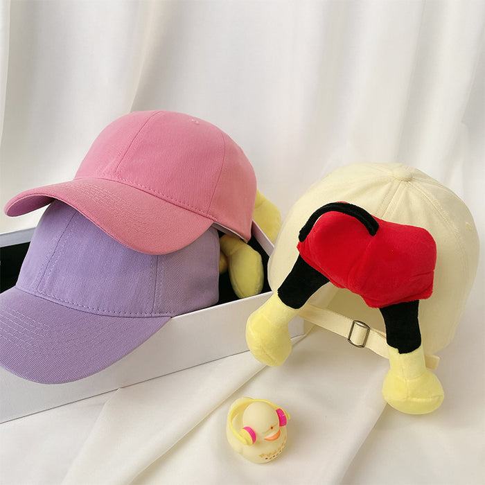 Wholesale Cartoon Butt Baseball Hat Cute Sunshade Duck Tongue Hat Versatile Sunscreen Hat