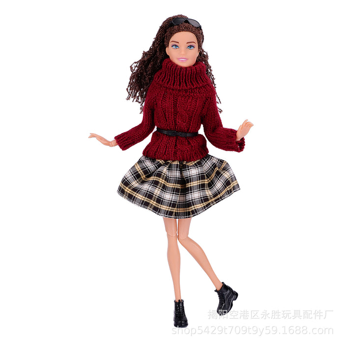 Wholesale Dress  sweater turtleneck wool sweater sweater doll clothes