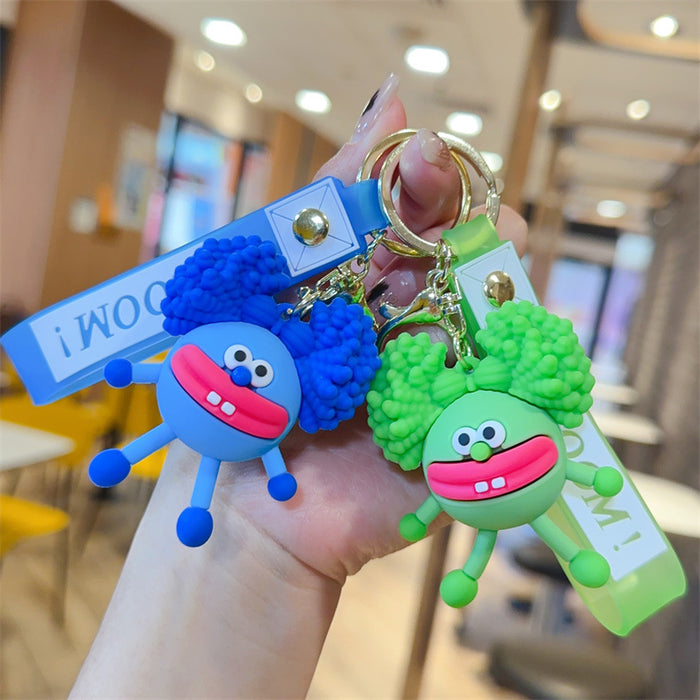 Wholesale Cartoon 3D Doll Keychain Car Bag Pendant