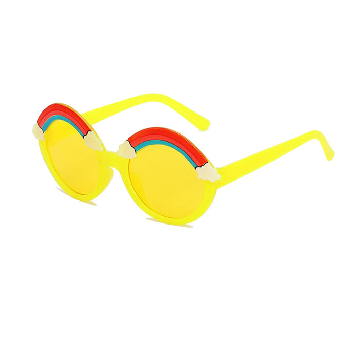 Wholesale Cartoon Children's Anti-UV Rainbow PC Sunglasses JDC-SG-ZS014