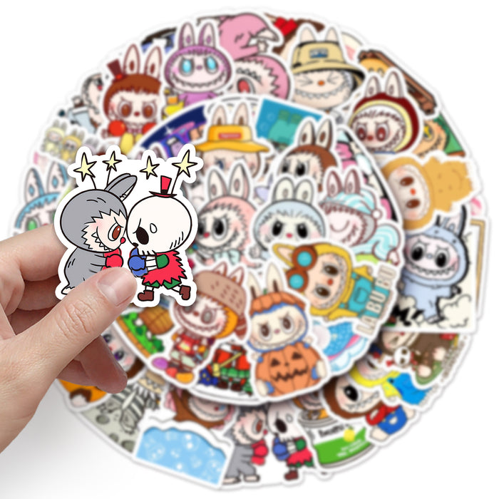 Wholesale 50pcs Graffiti stickers cartoon cute decoration mobile phone notebook luggage stickers