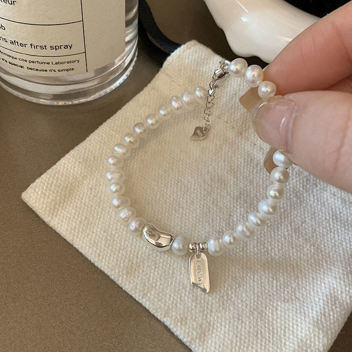 Wholesale Pure silver bracelet, bead, niche temperament, versatile accessory