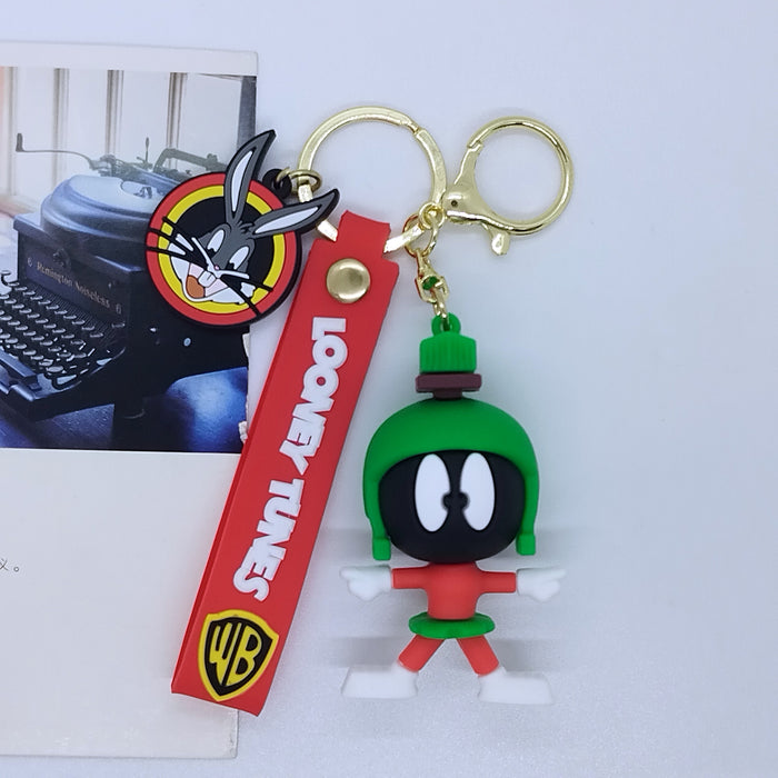 Wholesale cartoon doll rabbit  key chain pendant bag car key chain accessories gift