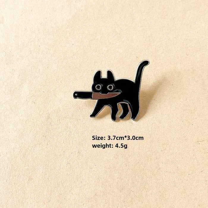 Wholesale Cute alloy brooch, cartoon personality badge brooch, clothing bag, anime decoration