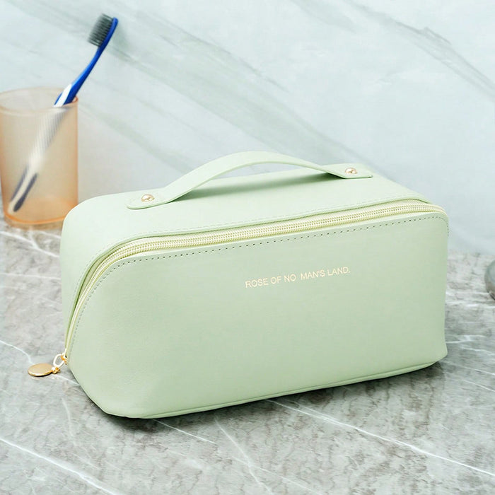 Wholesale Fashionable PU Pillow Bag, Portable Travel Storage Bag, Large Capacity Toilet Bag, Hand Enhancement Makeup Bag