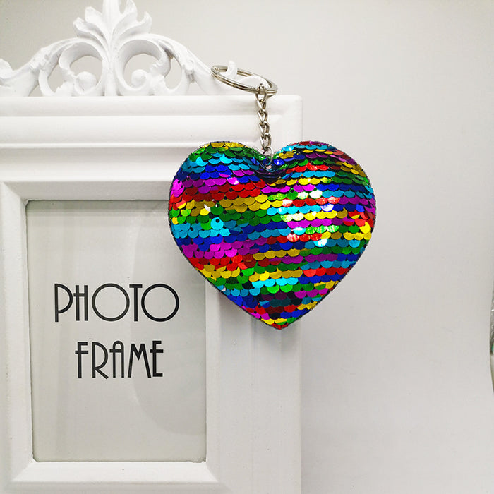 Wholesale Peach Heart Keychain Pendant Car Luggage Accessories