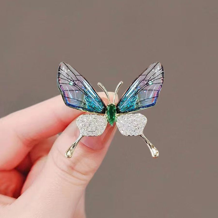 Wholesale Pure silver fashionable brooch high-end brooch chest flower