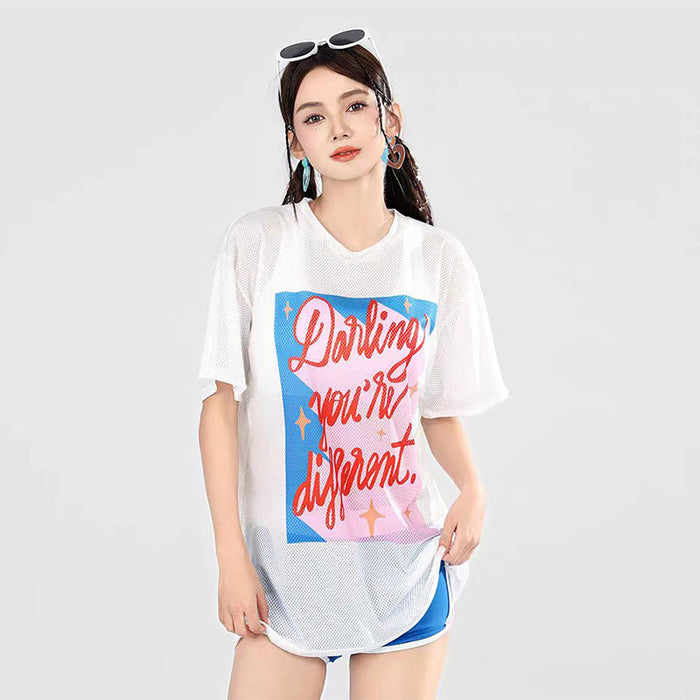 Wholesale Swimsuit Split Sport 3-Piece Fashion Printed Hoodie