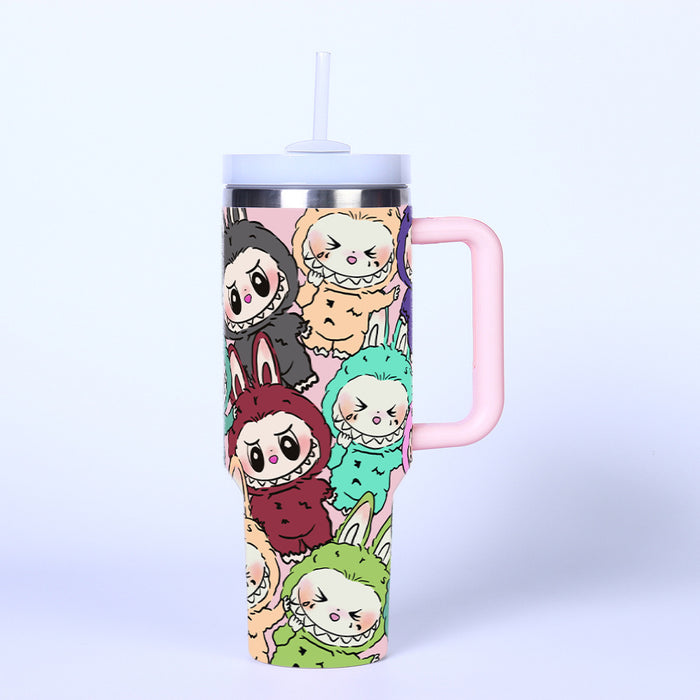 Wholesale  Cartoon Pattern 40oz Stainless Steel  Thermos ice bullies cup