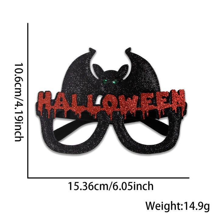 Wholesale  Pumpkin Glasses Decoration Photo Props Children' s Ghost Festival Party Dress-up Horror Bat Skull Glasses