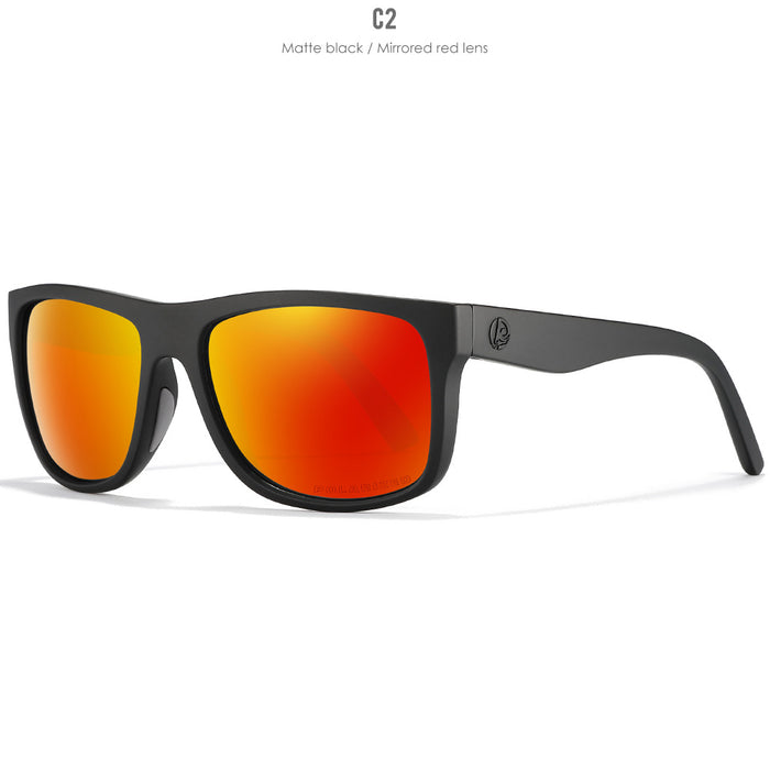 Wholesale PC Square Frame Polarized Colorful Sports Sunglasses JDC-SG-KaiDian001