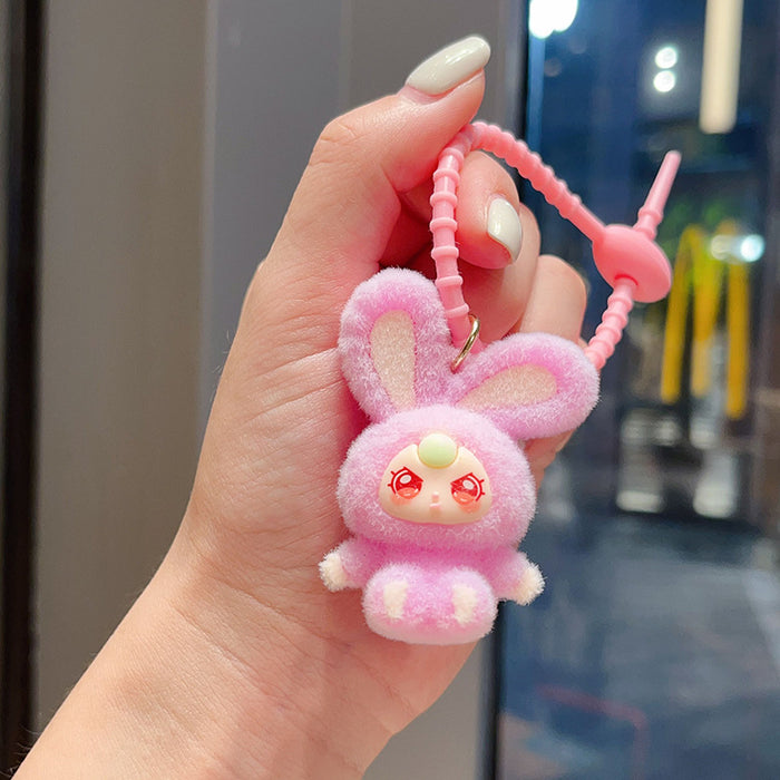 Wholesale Cartoon Flocked  Bear Pendant Cute Bag Desktop Decoration