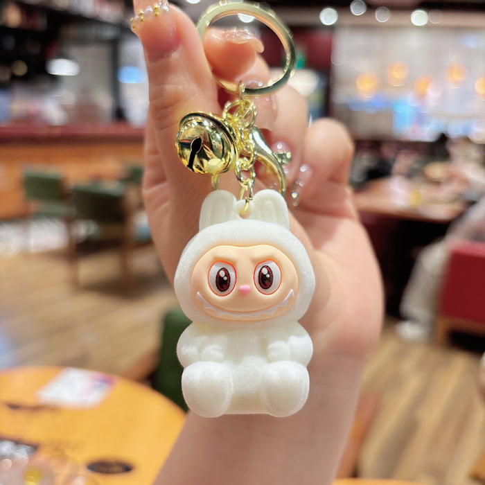 Wholesale Cute Plush Sheep Keychain Bag Small Pendant Plush Cute Grain Car Hanging Decoration Grab Machine Small Accessories