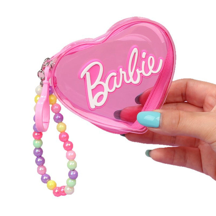 Wholesale Trendy Transparent Pink PVC Coin Purse Candy Style Wedding Favor Decorative Car Key Accessory For Resale