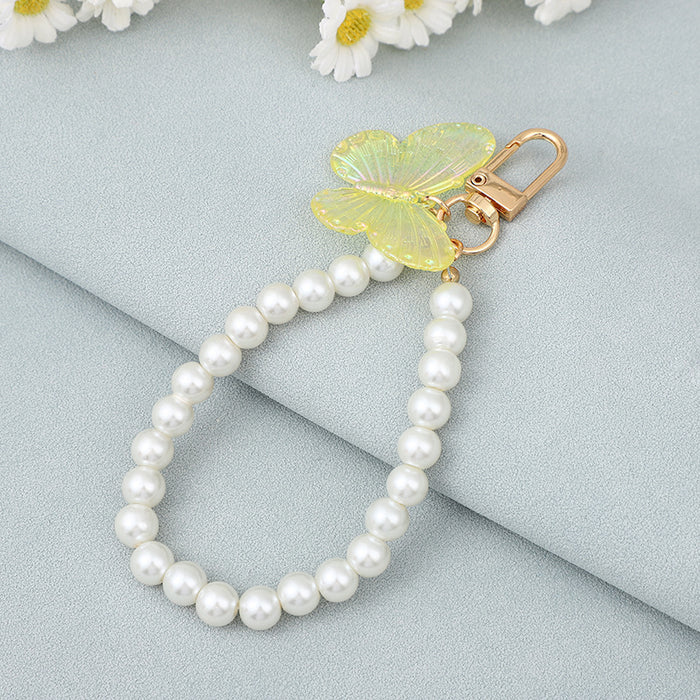 Wholesale Butterfly Flying Series Headphone Companion Keychain with Exquisite Colorful