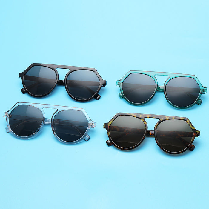 Wholesale Vintage Transparent Frame Sunglasses JDC-SG-XingLu MOQ201